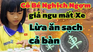 cờ tướng cô gái giả khờ phế xe rồi ăn lại sạch bàn