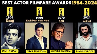 Best Actor Filmfare Award From 1954 - 2024 | Best Actor Award Filmfare @Tanmaybhaiyafact
