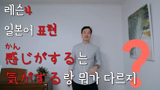 레슨4 - 일본에 ○○感じがする라는 말도 있던데? 이건 뮝미? ○○気がする랑 뭐가 다를까?