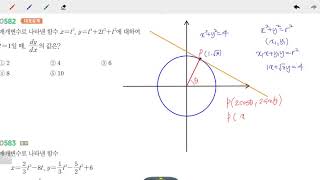 창규야 THEME특강 2020 고3이과 미적분 매개변수 미분법, 음함수 미분법 내용설명G