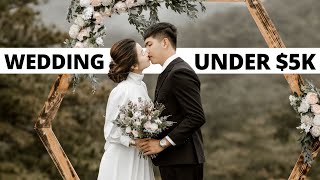 $5000 Wedding Budget Breakdown | How to Plan a $5k Wedding