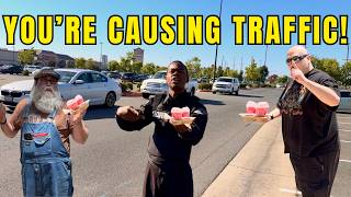 ARROGANT SECURITY GUARD CALLS COPS - EXPOSED!