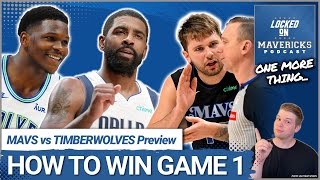 How the Mavs Can Win Game 1 vs the Minnesota Timberwolves | One More Thing