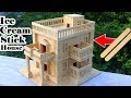 How to Make Modern Popsicle Sticks House - Building Popsicle Stick Mansion