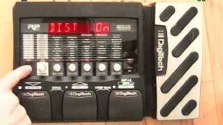 Digitech RP355 Multi Effects Pedal Instructional