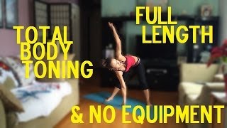 Full Length Total Body Bodyweight Workout for Toned & Strong Muscles | Workout with No Equipment