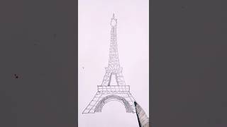 Effile Tower Draw #shorts #viral #drawing