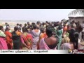 karur people protest against illegal sand mining trap lorries