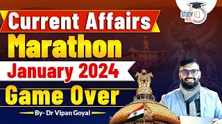 Complete January Current Affairs 2024 Dr Vipan Goyal l January 2024 Monthly Current Affairs |StudyIQ