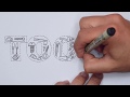 How to Doodle Tools Time Lapse On Paper Test