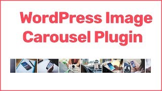 WordPress Image Carousel Plugin