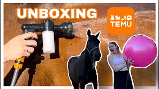 STOR TEMU UNBOXING | BARA HÄSTSAKER!!!