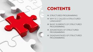 Structured programming | Basic elements of structured programming | C programming language concepts