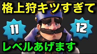 【クラロワ格上狩道】14レベルに勝てません。12レベル統一にしたいです。