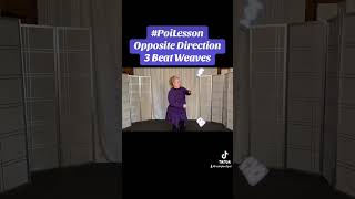 Pt4 Poi Opposite Direction 3 Beat Weaves #español #Poi #PoiLesson #PoiTutorial #PoiDance  #FlowArts