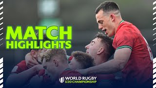 60 POINTS in MUST-WIN match | Wales v Japan Highlights | World Rugby U20 Championship