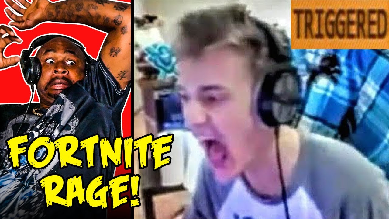 Ultimate Fortnite Gamer Rage Compilation Youtube