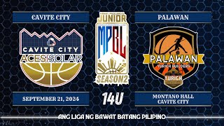 Junior MPBL Season 2 | Cavite City Aces Solar vs Palawan Yurich Builders | 14U