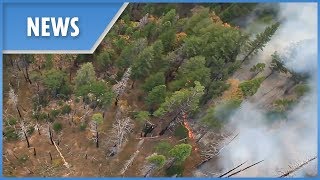 Aerial aftermath of deadly wildfire in Butte County
