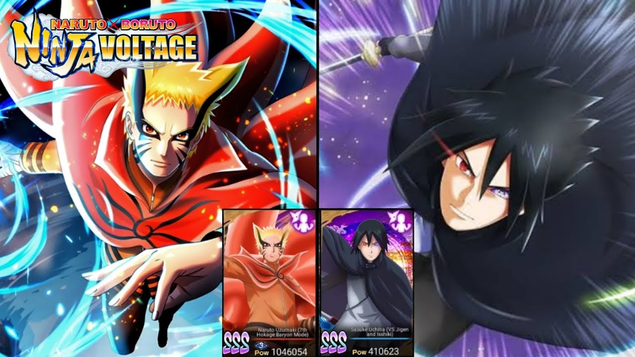 NxB NV : Naruto Baryon Mode & Sasuke Uchiha (Vs Jigen And Isshiki ...