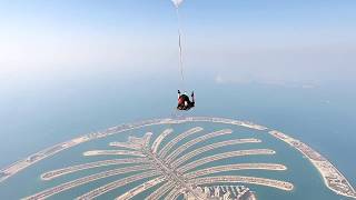Skydiving at Palm Dubai