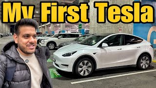 Finally i Got My 1st Tesla Model Y 😍 |India To Australia By Road| #EP-100