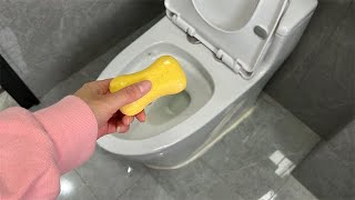 Put a piece of soap in the toilet, the effect is beyond your imagination