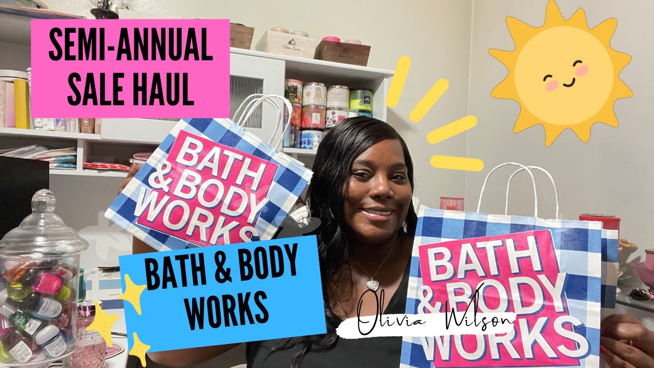 BATH & BODY WORKS SEMI ANNUAL SALE HAUL & VLOG - YouTube