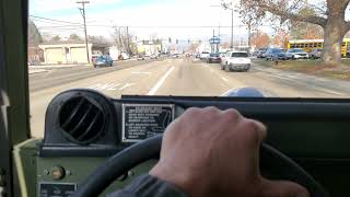 The outskirts of Boise city limits. 1st day of daily driving the HMMWV