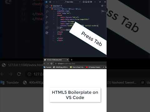 Html Boilerplate VScode | Html5 Boilerplate VScode - YouTube