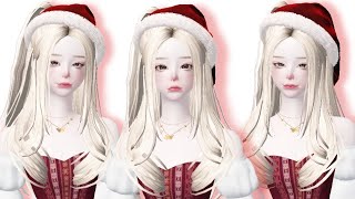 Zepeto Face Idea | Pretty Baby Doll Face - Special Christmas (+ Outfit Idea)