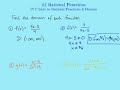 4.1 rational functions pt i intro u0026 domain