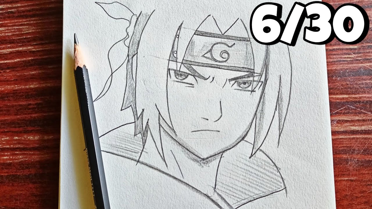 How To Draw Sasuke Uchiha Step-by-step Drawing| Sasuke Uchiha Drawing ...