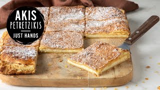 Cheesecake Puff Pastry Pie | Akis Petretzikis