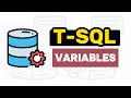 Variables - T-SQL FULL Tutorial For Beginners | Lesson 24