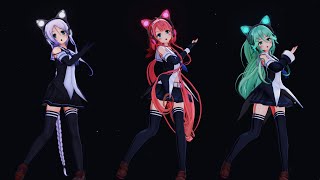 【MMD】桜ノ雨 / Sakura no Ame Halyosy　江風 山風 海風 / 艦これ