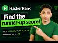 🔥 HackerRank Python Runner-Up Score | Easy Explained (Step-by-Step)