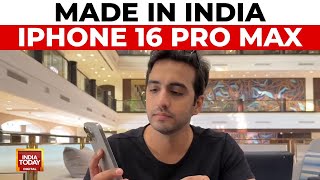 Unboxing the First “Made in India” iPhone 16 Pro Max | Tech Today