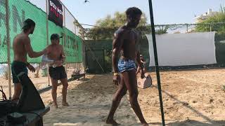 FRESCOBOL JEAN/BRA e LUCAS/ARG - MPATIS RACKET ACADEMY - GRÉCIA - 19/Set/2019 - jogo treino