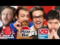 Rhett & Link Rank Top 5 Pizza Chains • Top 5 Beatdown