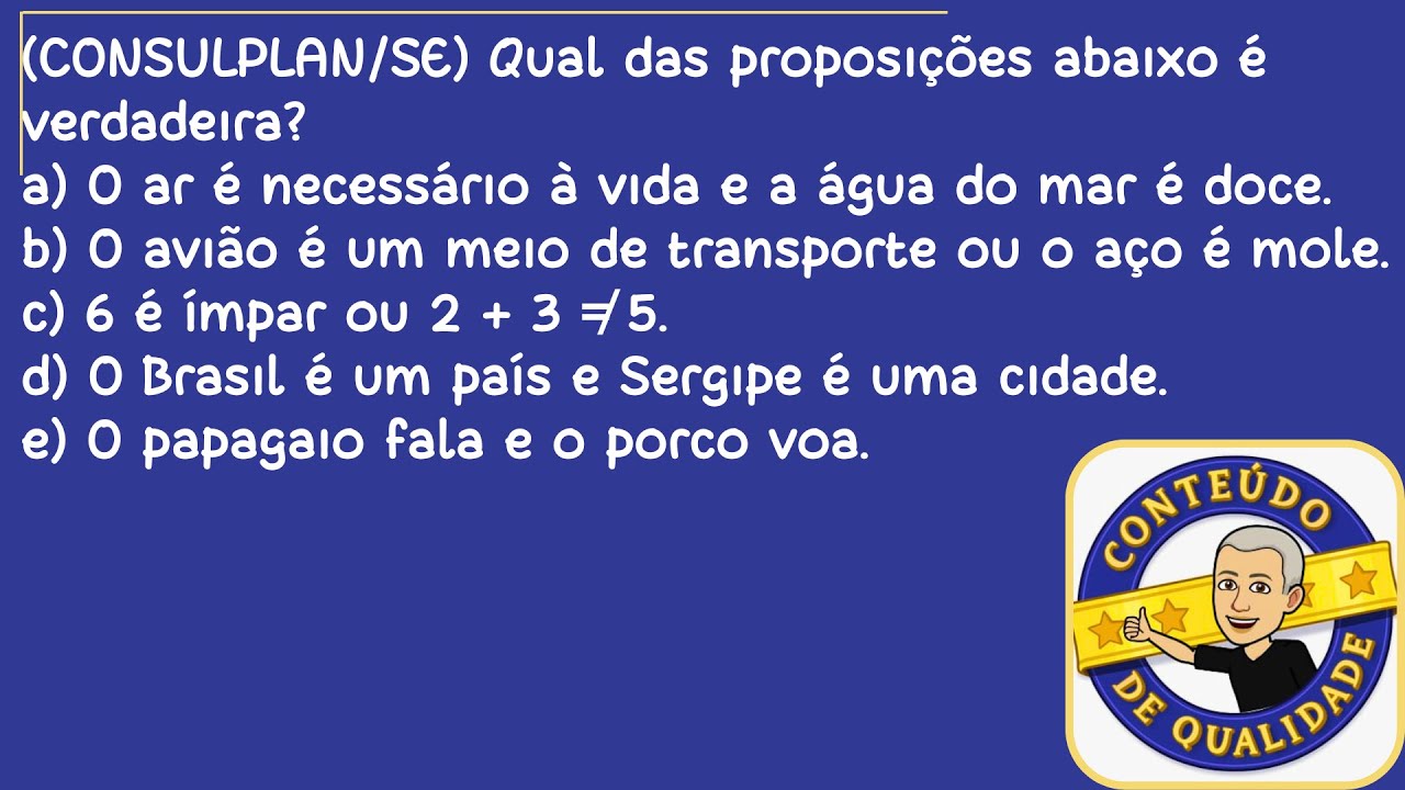 COMO RESOLVER UMA QUESTÃO DE LÓGICA DE ARGUMENTAÇÃO COM UM MACETE ...