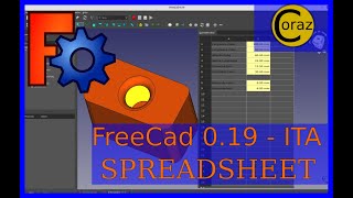 FreeCad 0.19 ITA - Tutorial #44 – Spreadsheet