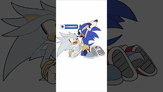 Sliver x Sonic the Hedgehog (The sonic Tapes Animation) #shorts