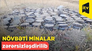 MN: Kəlbəcər və Daşkəsəndə aşkar olunan növbəti minalar zərərsizləşdirilib