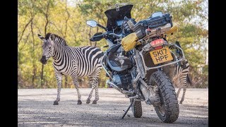 MotoVlog - Border crossing on a motorcycle - Botswana/Zambia