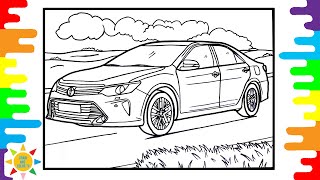 Toyota Camry Coloring Page | Toyota Car Coloring | Unknown Brain - Last Thing