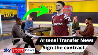 Arsenal breaking news today live, Declan Rice sent Arsenal transfer message; Arsenal news today.