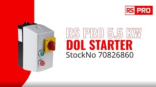 RS PRO 7255525 - 5.5KW, 230VAC DOL Starter (70826860)