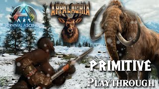 Hunting Mammoths - Ark Ascended Appalachia Map Primitive Playthrough Part 3