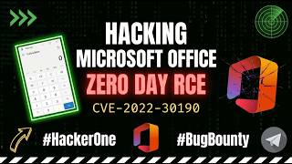 Hacking Microsoft Office | Exploiting Zero Day RCE CVE 2022-30190